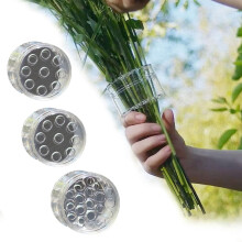 3 Pcs Spiral Ikebana Stem Holder, Transparent Reusable Floral Grid for Vase, Bloom Shaper for Flowers (1L+2S)