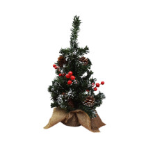 Tahtuvzn Red Fruit Linen Mini Christmas Tree, Holiday Home Decor, Desktop Decoration, Christmas Gift for Friend, Compatible with Traditional