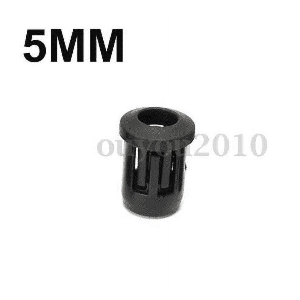 Diode Holder - Lamp Diode Holder Led Lamp Socket Diode Holder Plastic Black Clip Bezel Mount Useful 50Pcs (5Mm) 9557311195099