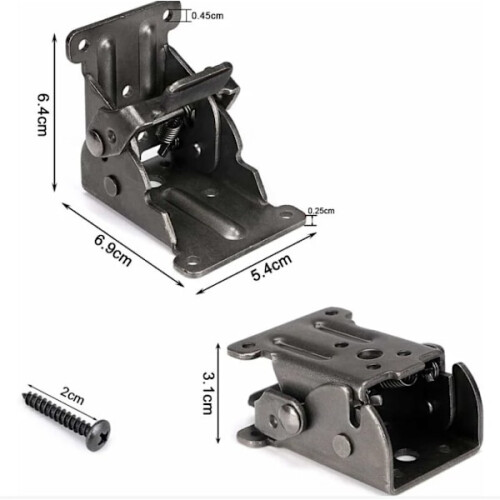 Self-locking hinges, folding support leg fittings, corner reinforcement for folding legs, folding workbench 1