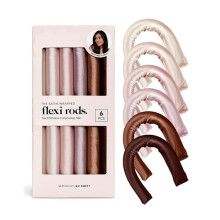 6-pack Heat-Free Hair Curlers Flexi Rods 6 Colors