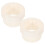 Swimming Pool Umbrella Stabilizer 2 Pcs Deck Adapter Pole Threaded Stand Plug Plastic White 1