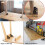 Self-locking hinges, folding support leg fittings, corner reinforcement for folding legs, folding workbench 5