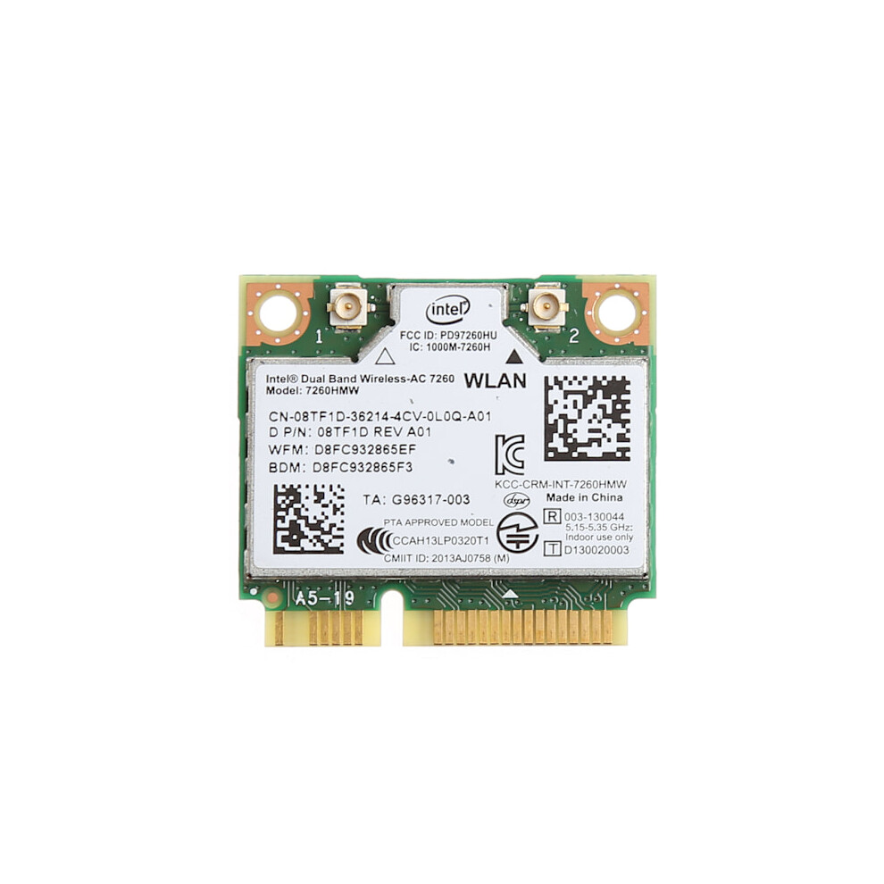 7260Hmw Mini Pcie Wifi Card Pci-Express Network Adapter Connector Dual Band 5G 9557311702204