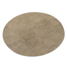 Round Placemat - Solid Color, Faux Leather, Heat Resistant, Easy to Clean, Table Mat - for Home Decoration