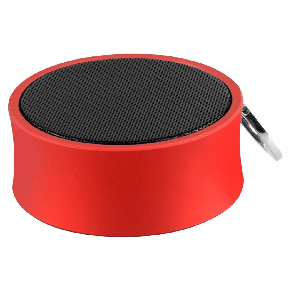 Paveos 5.0 Bluetooth Speaker With Mini Steel Subwoofer, Portable Outdoor & Desktop Audio, Compatible With Home Use & Elderly Red 9557311704253