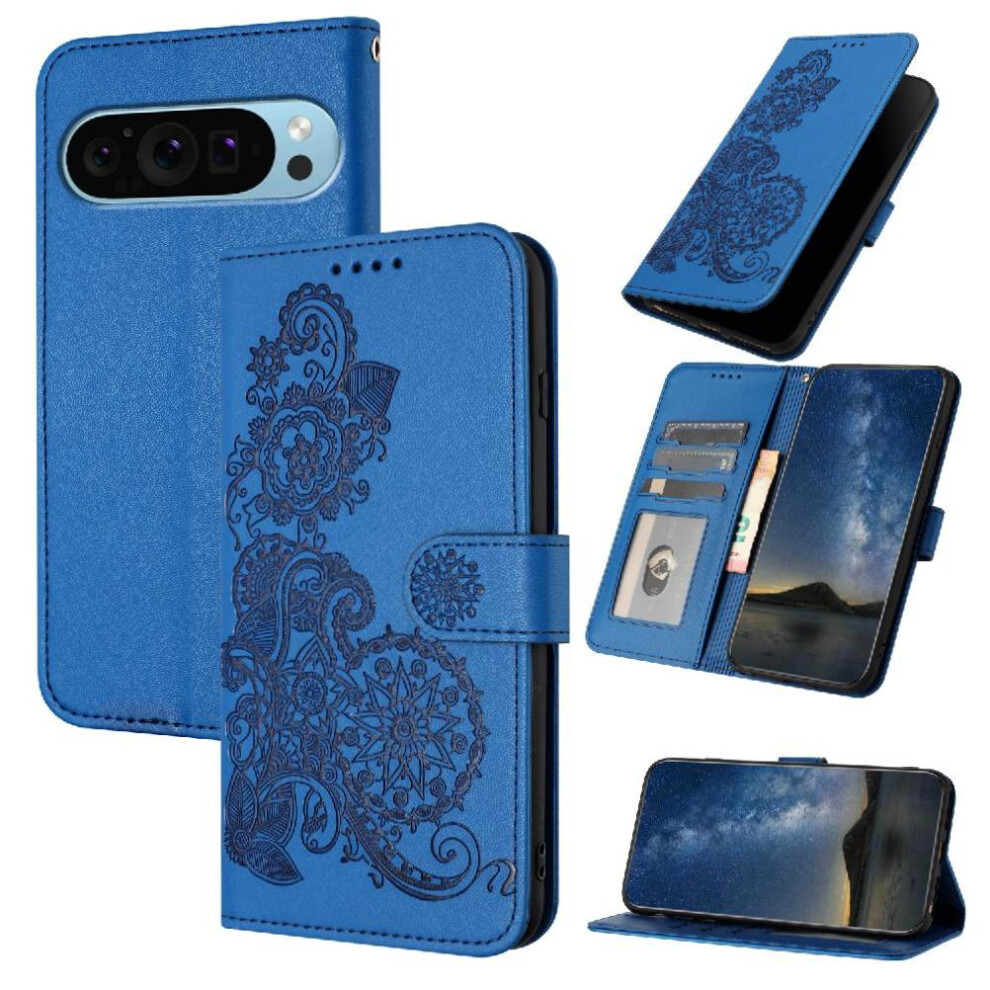 Case For Google Pixel 9 With Card Slot Stand Pu Leather Magnetic Closure Flip Folio Book Kickstand Protective 9557311704512