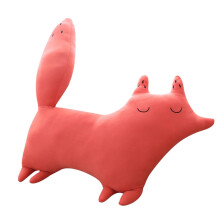 Poaug Pillow Cases Clearance Cute Animal Shape Throw Pillow Toys Gift Back Support Soft Cushion Home Decor on Sale Room Decor Red