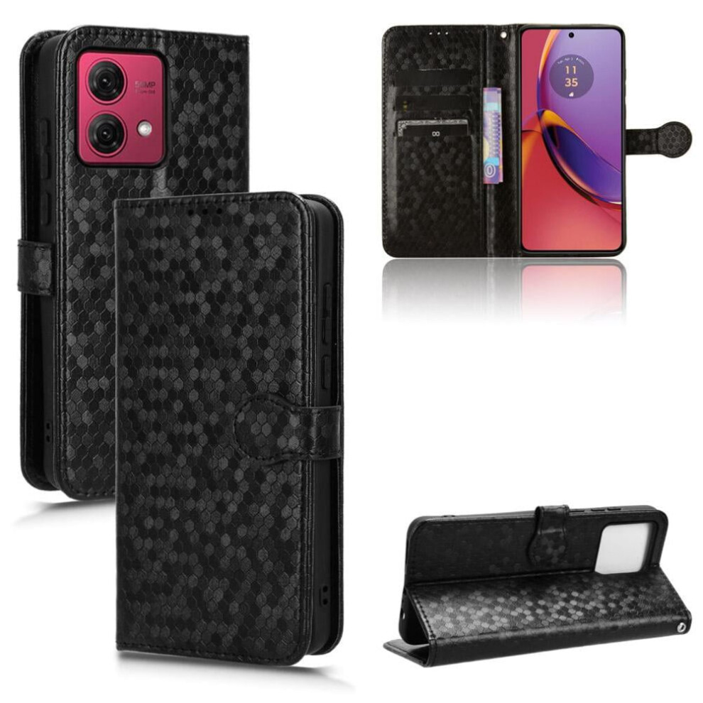 Case For Motorola Moto G72 4G Magnetic Clasp Geometric Pattern Leather Wallet Cover 9557311704703