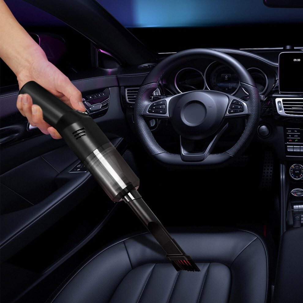 Lmueinov Car Vacuum - Powerful Suction, Usb Rechargeable, Mini For Crevices & Keyboard. Clearance Sale: Save Up To 30% Off Black 9557311706073