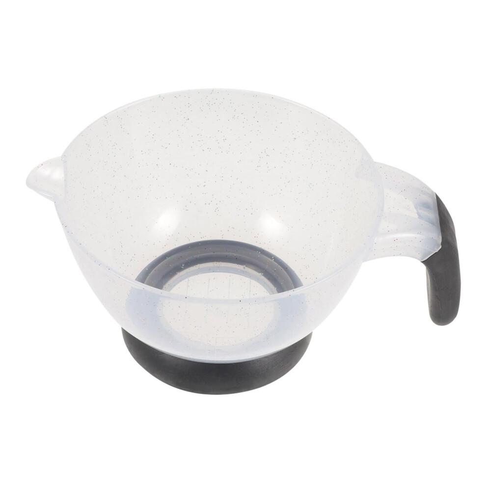 Hair Dye Mixing Bowl with Easy Grip, Accurate Measuring, Durable Plastic for Salon and DIY Use