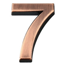 FANCY House Numbers for Outside Household Exquisite Sturdy Numerical Marks Door Marking Accessories for Home Hotel Apartment Doors Use Number 7
