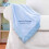Personalized New Baby Blue Baby Blanket 1