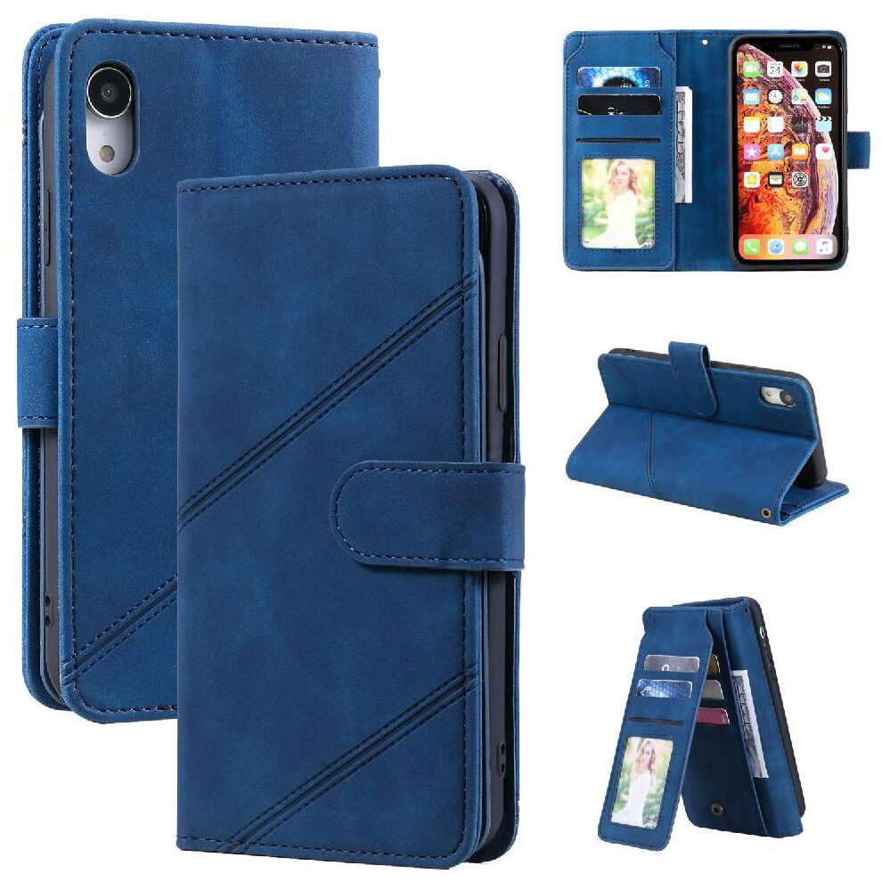 Case For Compatible With Iphone Xr Pu Leather Magnetic Wristband Wallet Flip Folio Card Holder Kickstand 9418476339189