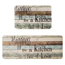 NKBBCU Carpet Clearance! Kitchen Carpet (2 Pieces) S Kitchen Carpet Washable Cushion Comfortable Kitchen Carpet Set