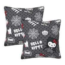 Hello Kitty Throw Pillow Covers, Pack of 2 Pillowcases for Sofa Bed Living Room 20"X20"