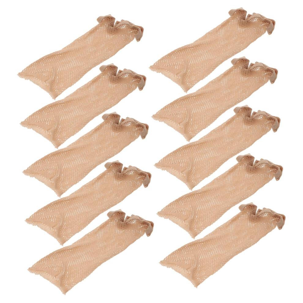 Unisex 12 Pcs Stretchy Breathable Wig Caps For Women Long Hair Stocking Cap With Secure Elastic Fit