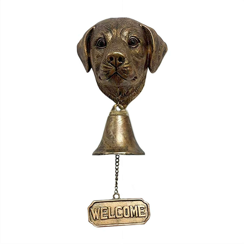 Dog Welcome Doorbell Vintage Cast Iron Loud Warm Chime Wall Mounted For Porch Front Door Garden 9053599966210