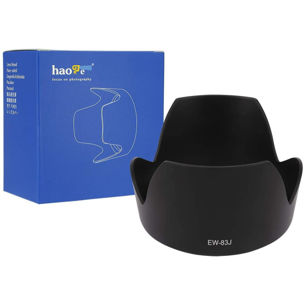 Bayonet Lens Hood for Canon EF-S 17-55mm f2.8 is USM Lens Replaces Canon EW-83J