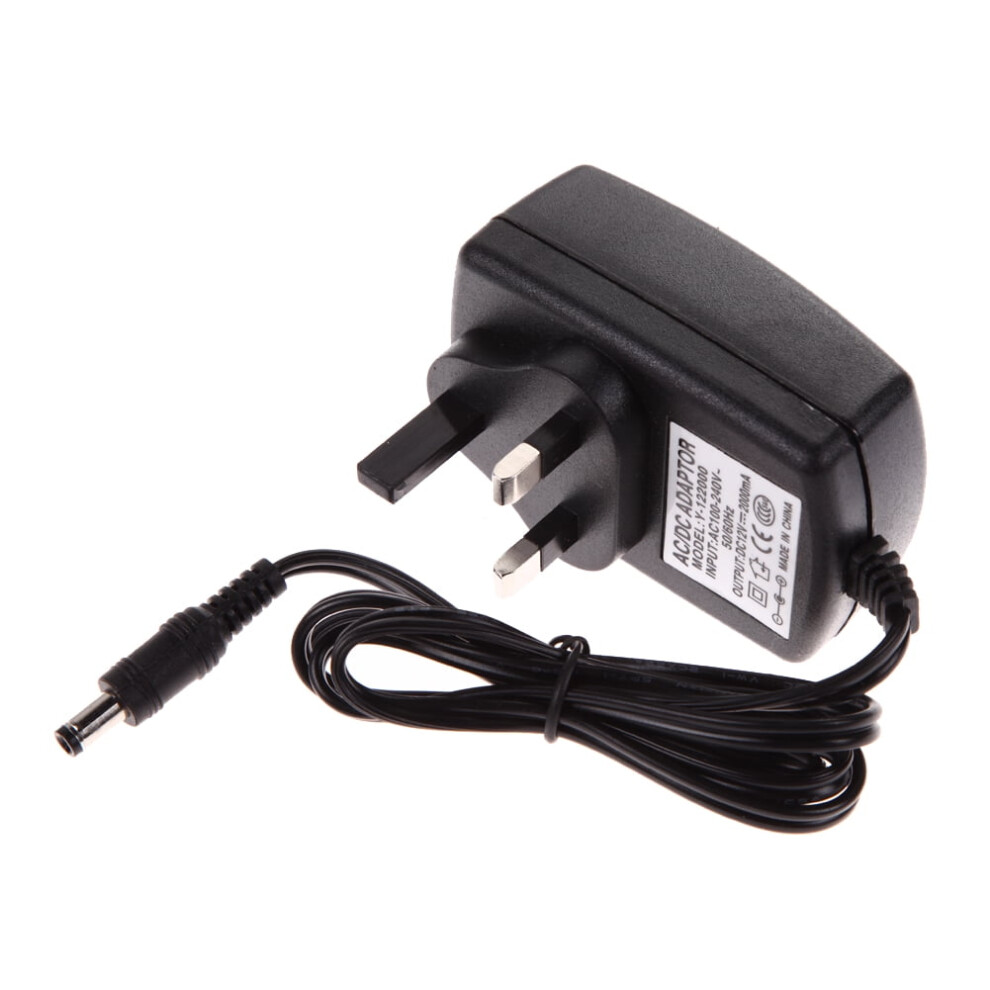 Jixopn Ac 100-240V Converter Adapter Dc 5.5 X 2.5Mm 12V 2A Charger Uk Plug 9170372851768