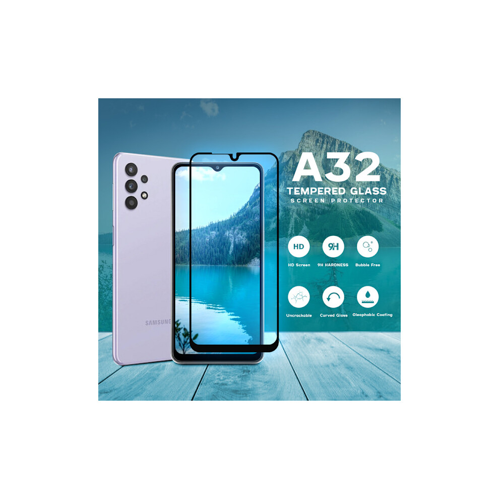 Compatible With Samsung Galaxy A32 5G - Tempered Glass 9H - Super Quality 3D 9170372852871