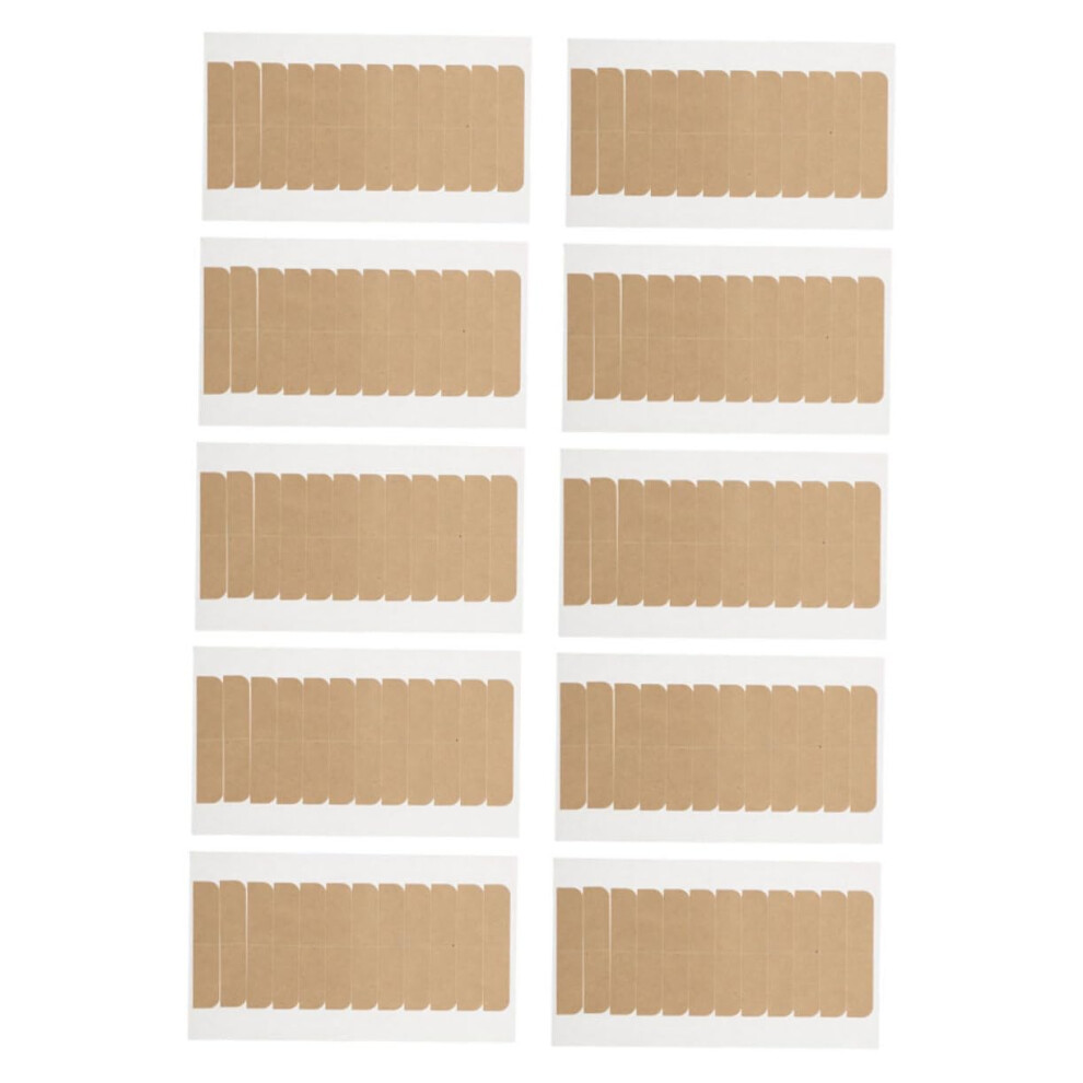 Unisex Light/Brown Wig Tape Strips 10Pcs Strong Grip Invisible Finish Waterresistant Lace Wig Adhesive