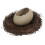 Ceramic Serving Bowl with Unique Eggshell Design for Salad or Dessert, Modern Minimalist Style 1