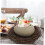 Ceramic Serving Bowl with Unique Eggshell Design for Salad or Dessert, Modern Minimalist Style 5