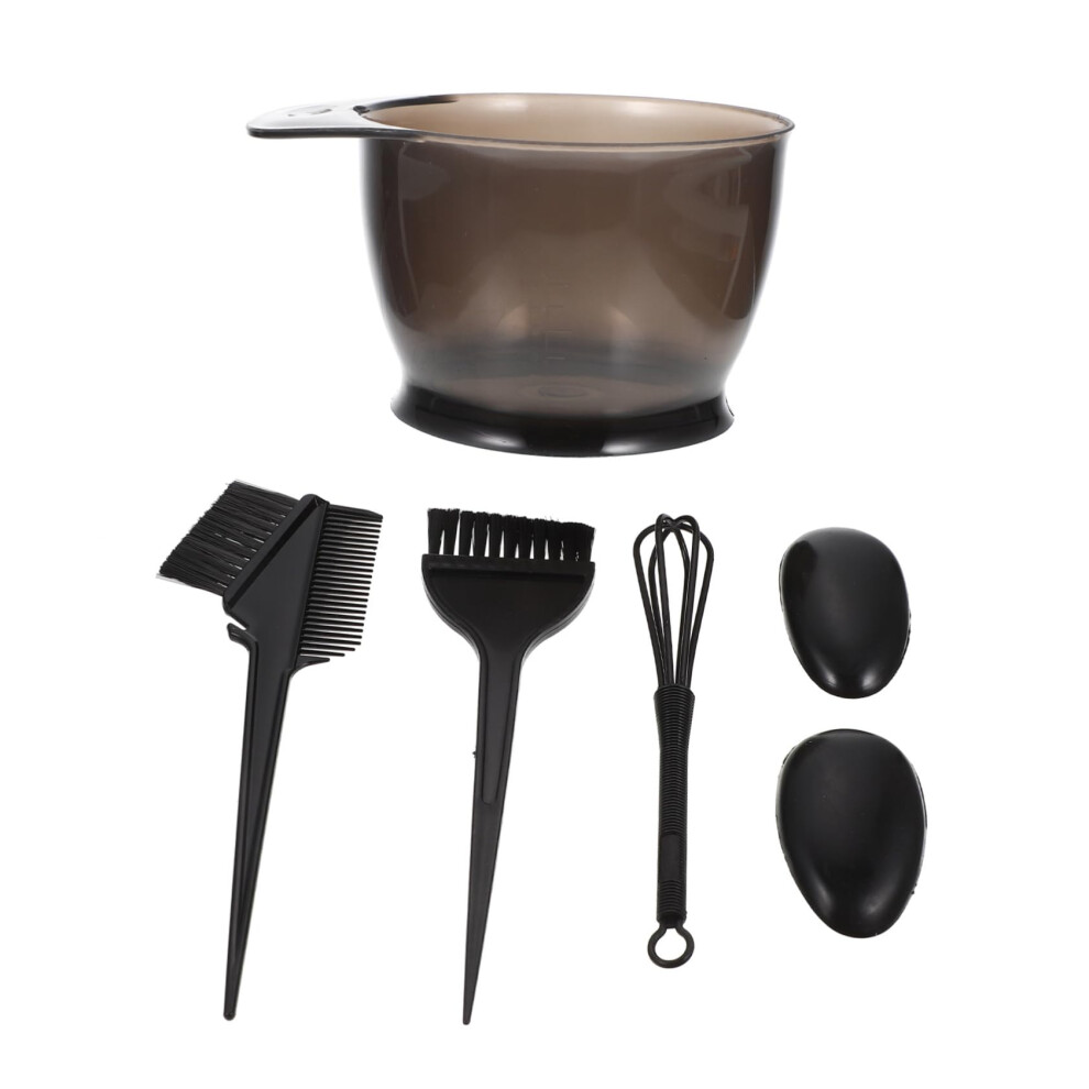 Hair Coloring Kit with Mixing Bowl Brush and Clips for Precise Application at Home or Salon