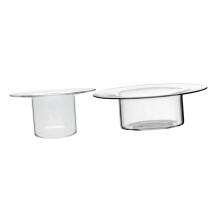 2pcs Glass Salad Bowls Clear Dessert Bowls for Fruits and Snacks Elegant Dishwasher Safe