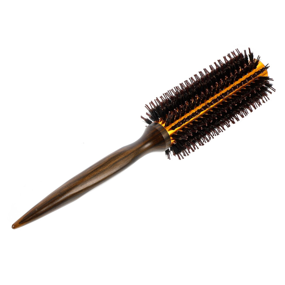 Unisex Wooden Curly Hair Comb With Ergonomic Comfort Grip, Antitangle Teeth For Salon Styling