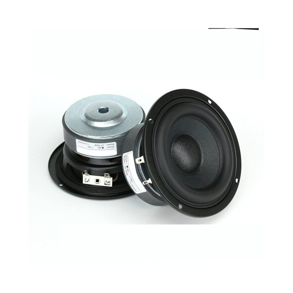 4 Inch Subwoofer Speaker Replacement With Powerful Bass Output, Square 4 Ohm Bass Driver Woofer 9070919680038