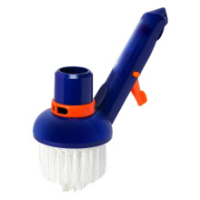Pool Cleaning Brush Stainless Steel for Deep Corner Cleaning, Spa and Hot Tub Vacuum Attachment