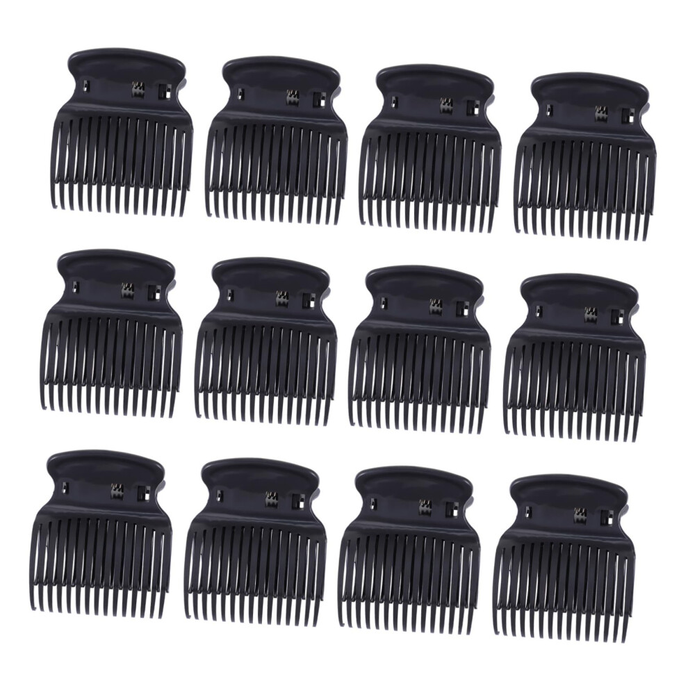 Unisex 12Piece Heat Insulation Hair Claw Clips With Gentle Nocrease Hold For Curling And Salon Styling