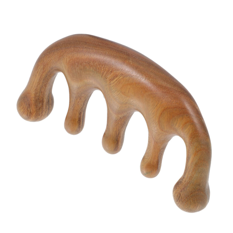 Unisex Wooden Hair Comb With Antistatic Smooth Finish, Ergonomic Scalp Massage Comb For Relaxation