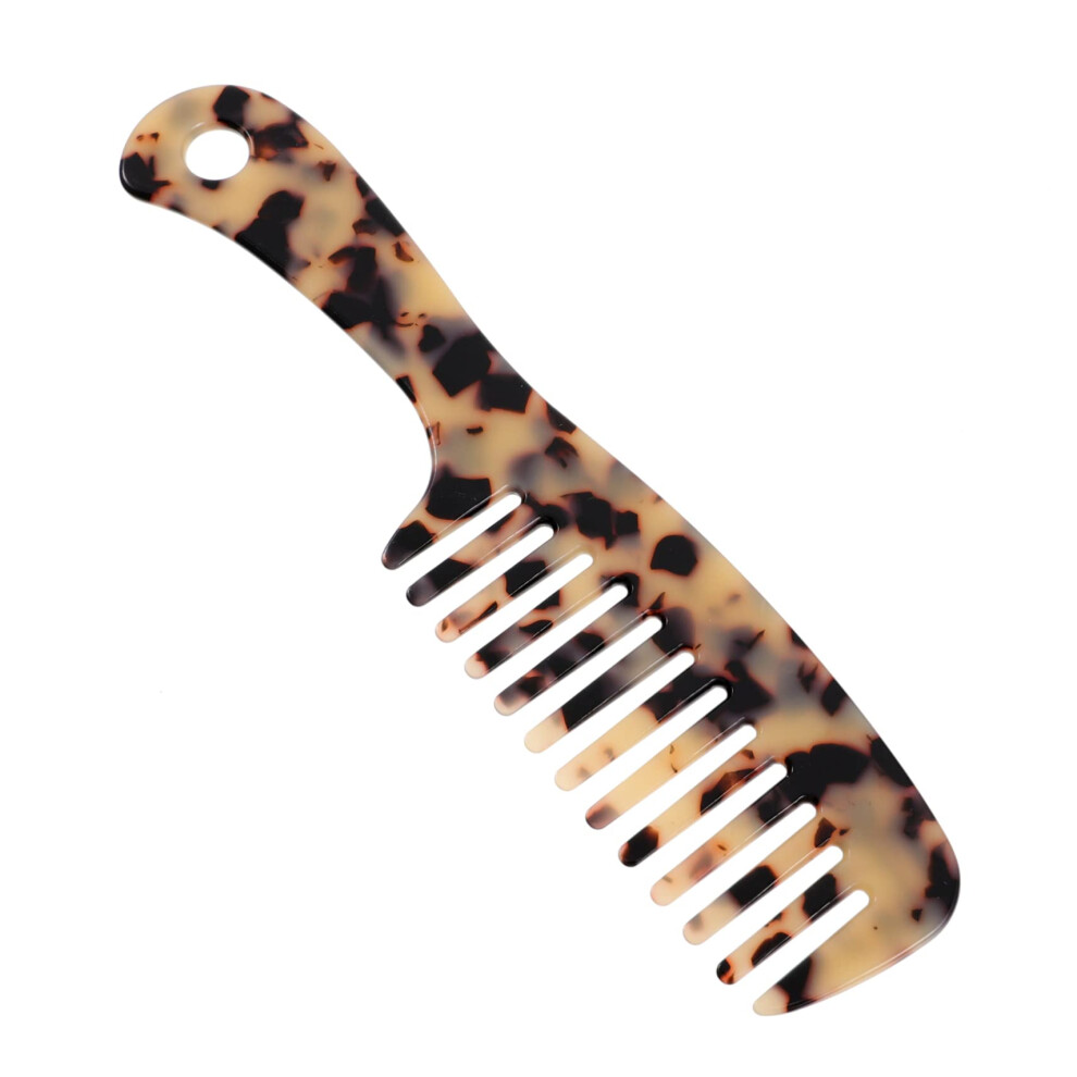 Unisex Wide Tooth Hair Comb For Effortless Detangling, Antistatic Barber Comb For Salon And Home Use