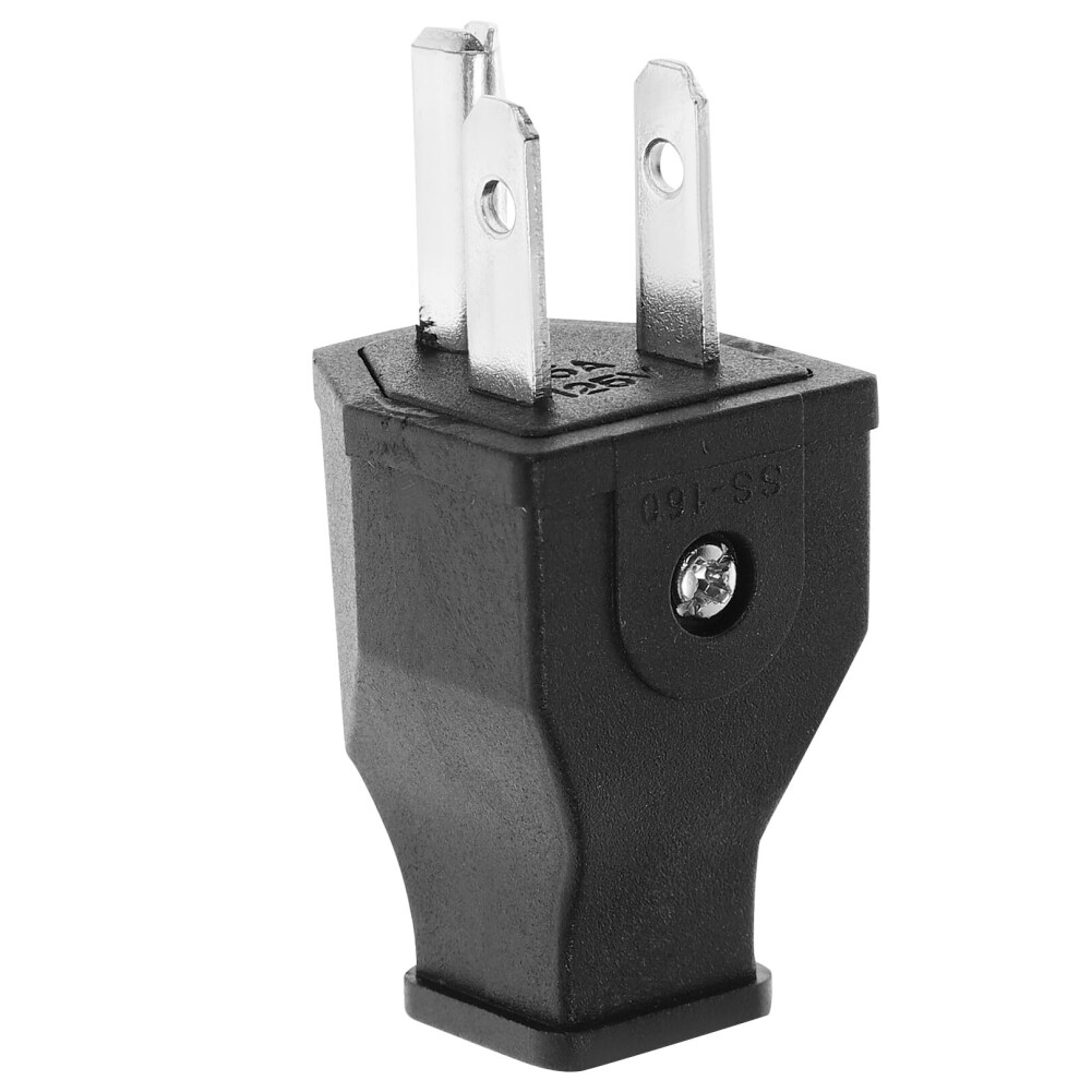 Replacement Power Plug 15A 125V Us Standard Flat Male Connector For Extension Cord 9455672623902