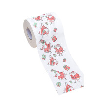 Generic Clearance 1 Roll Toilet Paper Cartoon Pattern Disposable Festive Soft Hygienic Decorate Christmas Holiday Printed Roll Paper for Festival