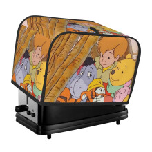 Winnie The Pooh Toaster Cover 2 Slice, Bread Dust Cover & Fingerprint Protection-Polyester, Kitchen Small Appliance Covers