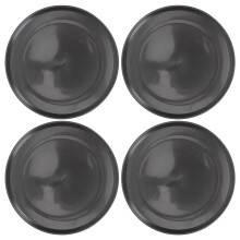 Round Planter Tray Flower Pot Saucers Cactus Succulent Drip Trays Plastic 4 Pcs