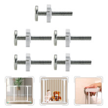 Baby Gate Screws Parts 5pcs Baby Gate Pressure Mount Screw Bolts Wall Protector Dog Gate Screws