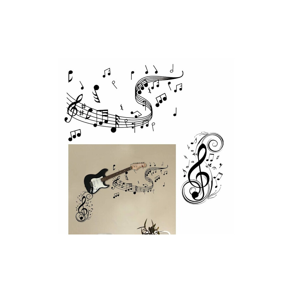 Wall tattoo transfer film music wall sticker musical wall sticker wall decoration music tattoo for living room, children's room, TV background