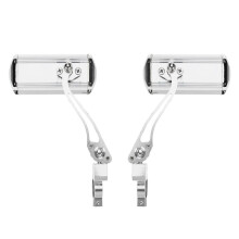 2 Pack Rearview Bicycle Rear Wide Range View Mirror For Cycling Bike Handlebar