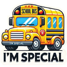 Im Special Sticker | Versatile Stickers for Laptop, Water Bottle, Phone, and Car - Durable Vinyl, Waterproof Decals