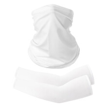 1 Set Practical Sun Protection Arm Sleeves Comfortable Sunscreen Scarfs