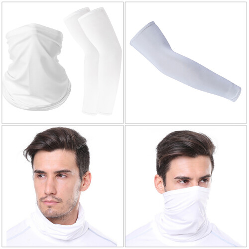 1 Set Practical Sun Protection Arm Sleeves Comfortable Sunscreen Scarfs 1