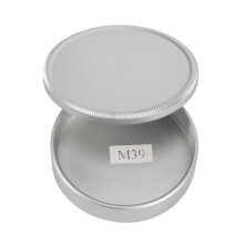 Metal Body Cap And Lens Rear Cap Set For M39 Ltm Lsm Screw Mount Mcm39S(Silver)