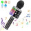 Wireless karaoke microphone Bluetooth speaker BLACK black 7