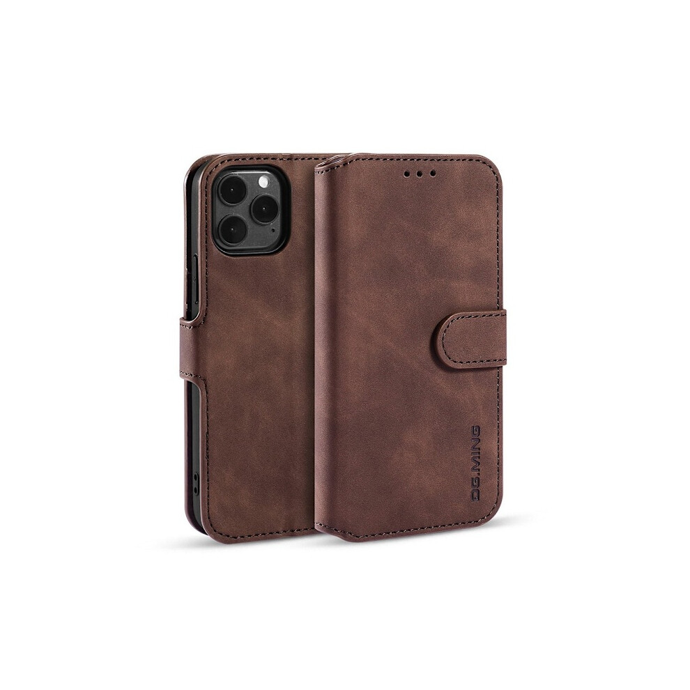 Compatible With Iphone 13 Mini - Dg.ming Retro Leather Case - Brown 9557311197956