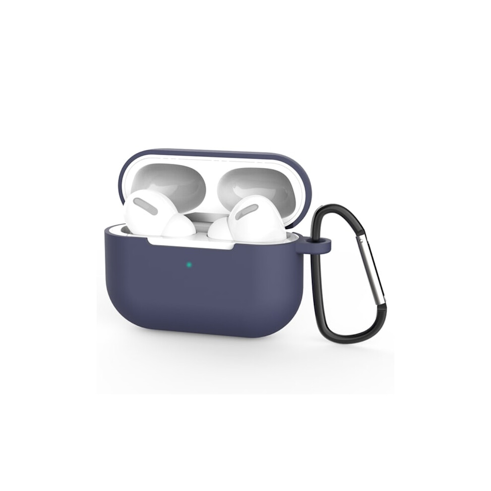 Silicone Case With Carabiner Compatible With Apple Compatible With Airpods Pro Blue 9557311198359